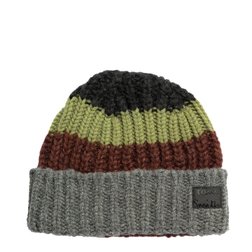 Paul Smith Colourblock Mohair-Blend Beanie Black - Parasol Store