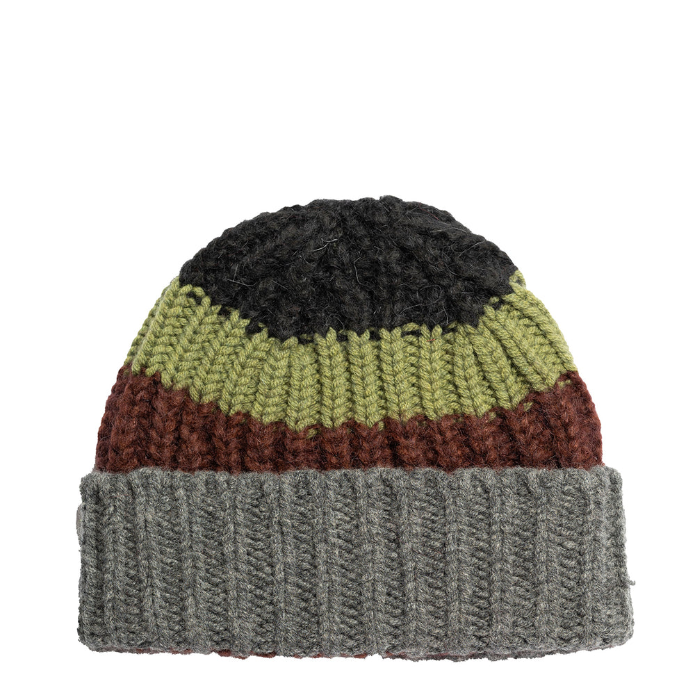 Paul Smith Colourblock Mohair-Blend Beanie Black - Parasol Store