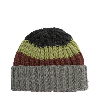 Paul Smith Colourblock Mohair-Blend Beanie Black - Parasol Store