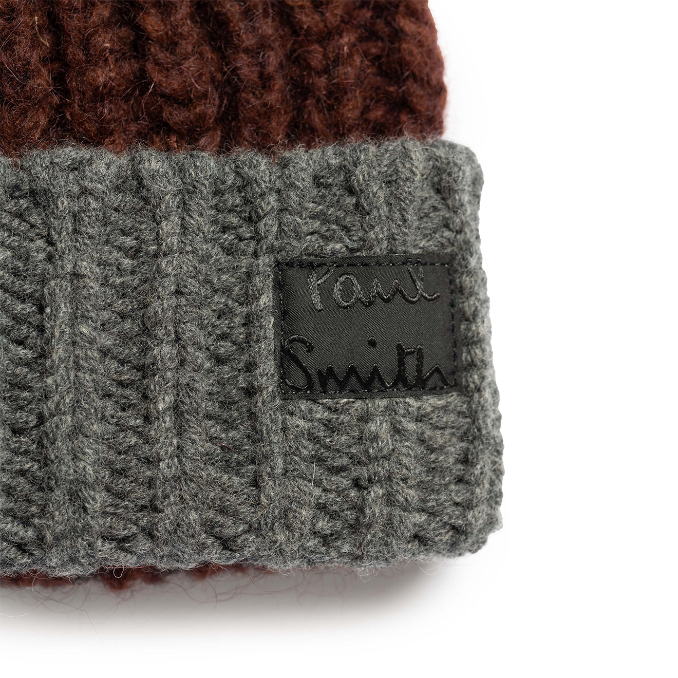 Paul Smith Colourblock Mohair-Blend Beanie Black - Parasol Store