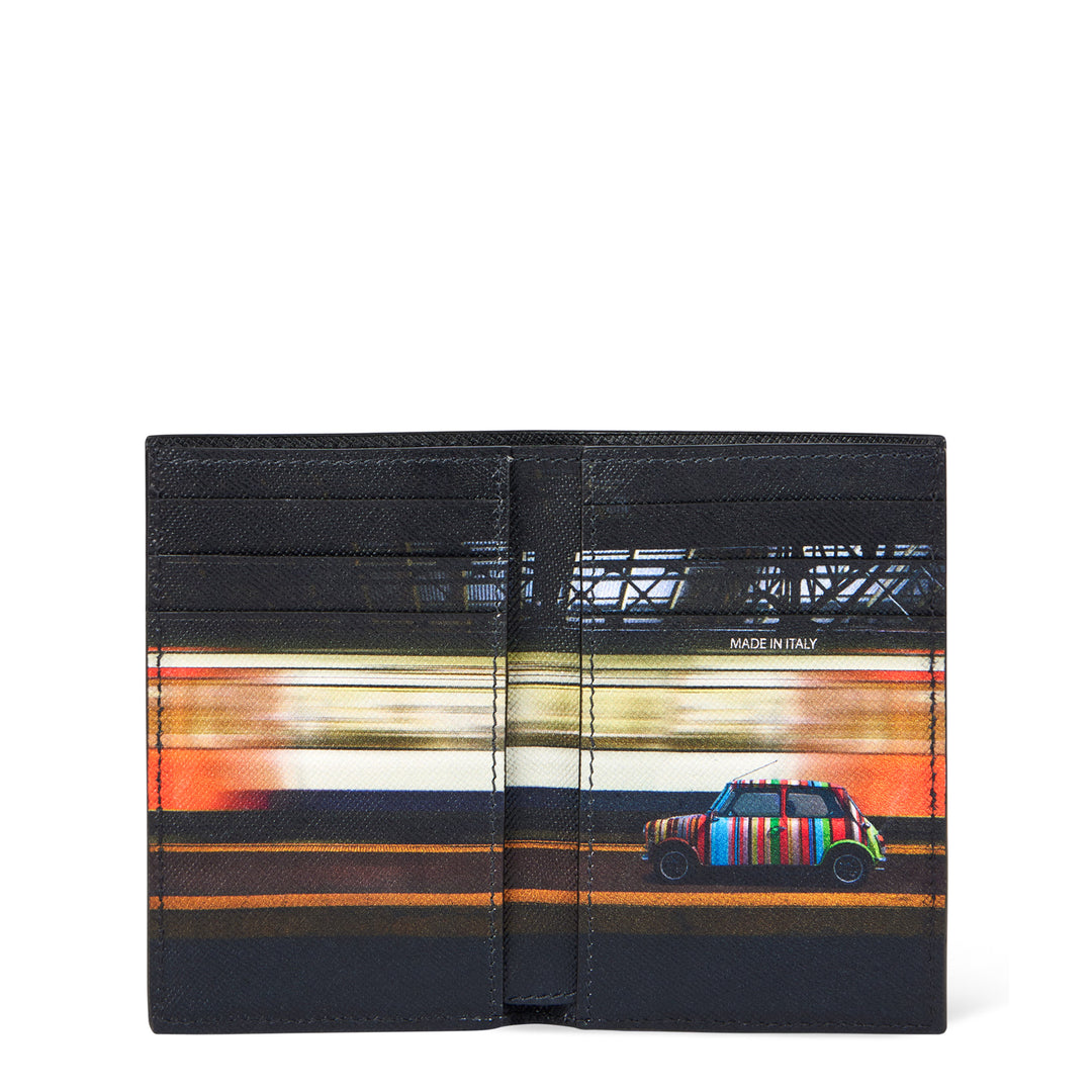 Paul Smith Commuter Mini Credit Card Wallet Black - Parasol Store