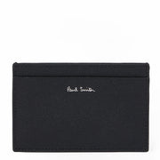 Paul Smith Commuter Mini Print Card Holder Black - Parasol Store