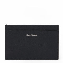 Paul Smith Commuter Mini Print Card Holder Black - Parasol Store