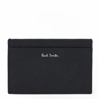 Paul Smith Commuter Mini Print Card Holder Black - Parasol Store