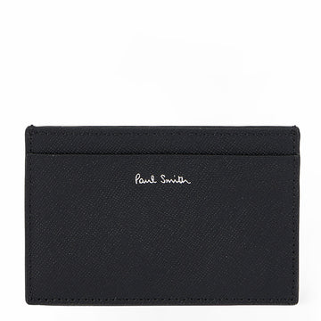 Paul Smith Commuter Mini Print Card Holder Black - Parasol Store