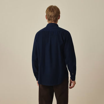 Paul Smith Corduroy Patch Pocket L/S Shirt Navy
