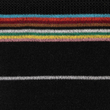 Paul Smith Cotton-Blend Pinstripe Socks Black - Parasol Store