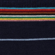 Paul Smith Cotton-Blend Pinstripe Socks Navy - Parasol Store
