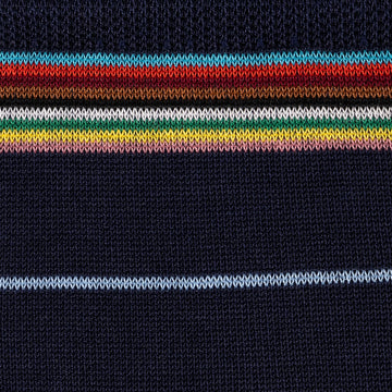 Paul Smith Cotton-Blend Pinstripe Socks Navy - Parasol Store