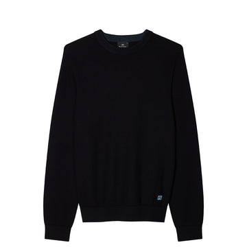 Paul Smith Cotton-Merino Textured Sweater Black