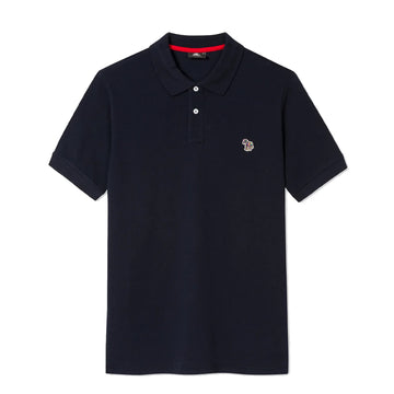 Paul Smith Cotton-Pique Zebra Logo Polo Shirt Dark Navy