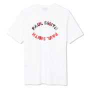 Paul Smith Cotton Happy Oval Print T-Shirt White - Parasol Store