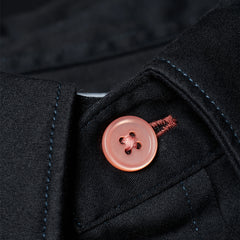 Paul Smith Cotton Sateen Garment-Dyed Shirt Navy - Parasol Store