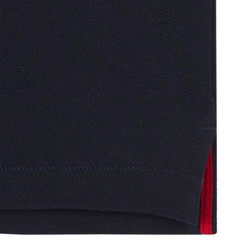 Paul Smith Cotton Zebra Logo Polo Shirt Dark Navy - Parasol Store
