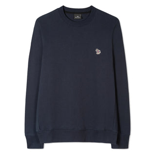 Paul Smith Cotton Zebra Logo Sweatshirt Dark Navy - Parasol Store