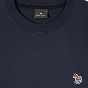 Paul Smith Cotton Zebra Logo Sweatshirt Dark Navy - Parasol Store