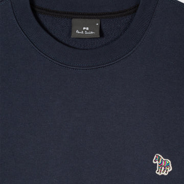 Paul Smith Cotton Zebra Logo Sweatshirt Dark Navy - Parasol Store
