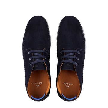 Paul Smith Crane Suede Shoe Navy - Parasol Store