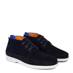 Paul Smith Crane Suede Shoe Navy - Parasol Store