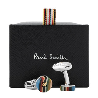 Paul Smith Cufflink Button Stripe - Parasol Store