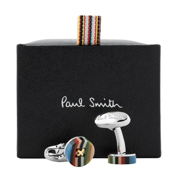 Paul Smith Cufflink Button Stripe - Parasol Store