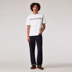 Paul Smith Desert Stripe Print T-Shirt White - Parasol Store