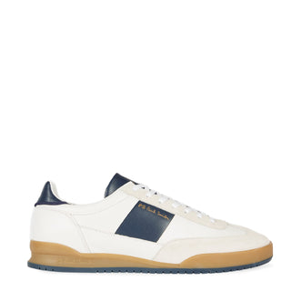 Paul Smith Dover Leather Panel Trainers White - Parasol Store