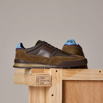 Paul Smith Dover Trainers Khaki Brown - Parasol Store