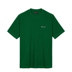 Paul Smith Embroidered PS Logo T-Shirt Green