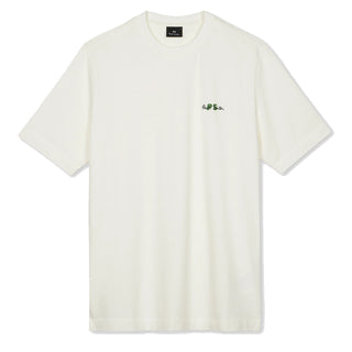 Paul Smith Embroidered PS Logo T-Shirt White - Parasol Store