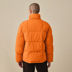 Paul Smith Enzyme-Washed Padded Jacket Orange