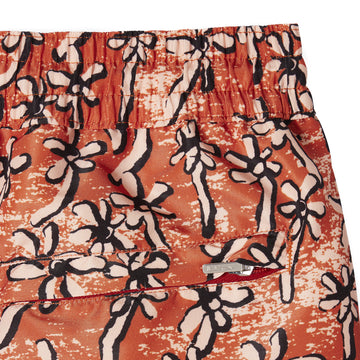 Paul Smith Field Flowers Print Swim Shorts Orange