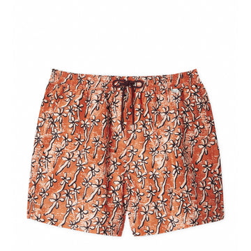 Paul Smith Field Flowers Print Swim Shorts Orange