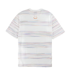 Paul Smith Fine Stripe Casual Fit T Shirt White / Multi - Parasol Store