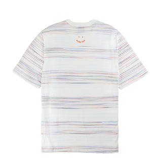 Paul Smith Fine Stripe Casual Fit T Shirt White / Multi - Parasol Store