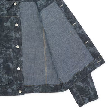 Paul Smith Floral Print Chambray Work Jacket