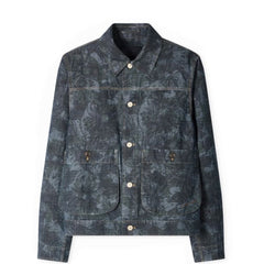 Paul Smith Floral Print Chambray Work Jacket