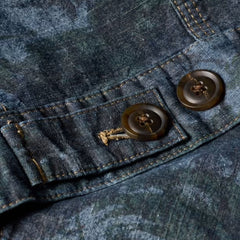 Paul Smith Floral Print Chambray Work Jacket