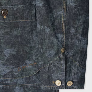 Paul Smith Floral Print Chambray Work Jacket