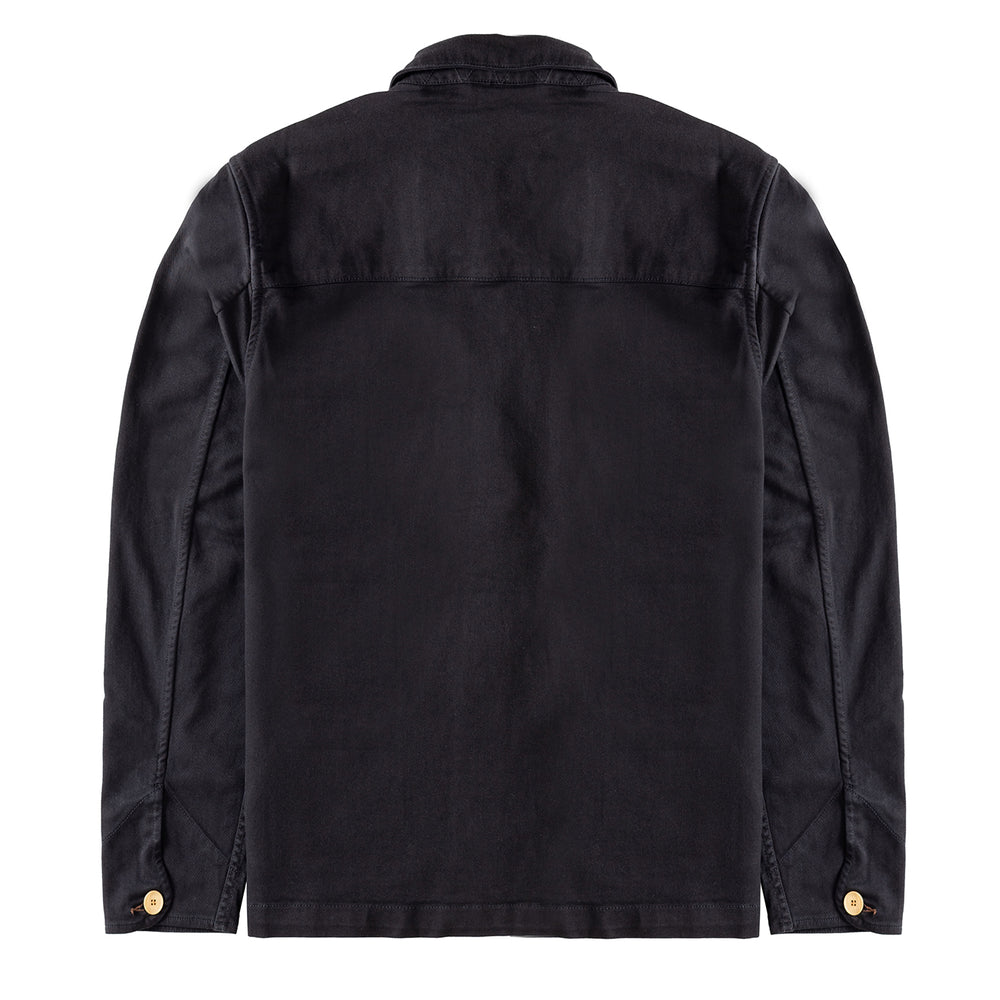 Paul Smith Garment-Dyed Stretch-Cotton Chore Jacket Black - Parasol Store