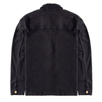 Paul Smith Garment-Dyed Stretch-Cotton Chore Jacket Black - Parasol Store