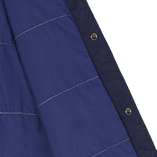 Paul Smith Garment Dyed Recycled-Nylon Overshirt Inky Blue - Parasol Store