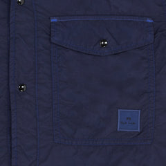Paul Smith Garment Dyed Recycled-Nylon Overshirt Inky Blue - Parasol Store