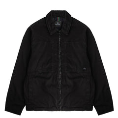 Paul Smith Garment Dyed Stretch-Cotton Overshirt Black - Parasol Store