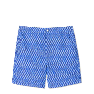 Paul Smith Geometric Print Swim Shorts Blue - Parasol Store