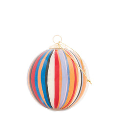 Paul Smith Hand-Painted Signature Stripe Glass Bauble Multicolour - Parasol Store