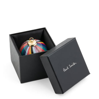 Paul Smith Hand-Painted Swirl Glass Bauble Multicolour