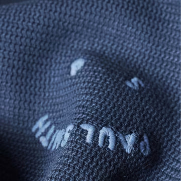 Paul Smith Happy Blanket-Stitch Sweatshirt Petrol Blue - Parasol Store