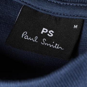Paul Smith Happy Blanket-Stitch Sweatshirt Petrol Blue - Parasol Store