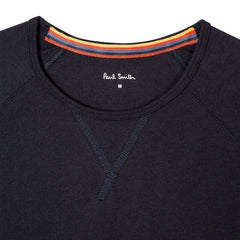 Paul Smith Jersey Cotton Long-Sleeve Lounge Top Navy - Parasol Store